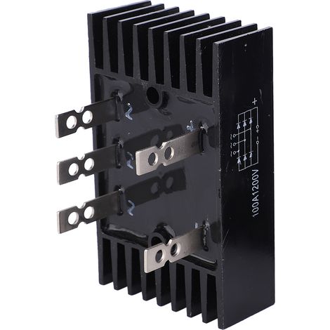 Module redresseur à pont de diodes pour alternateur triphasé 100 A 1200 V SQL100A (1/5)