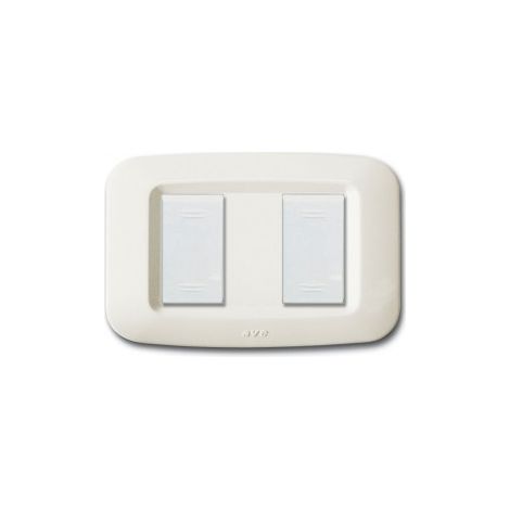 Placca Yes Tecnopolimero Lucida 2M Sep.Blan ( AVE cod. 45PY002BP )