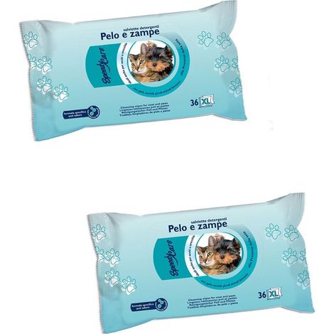 ASTUCEO - Paquet de 36 lingettes hygiène animaux - Lot de 2 (1/2)