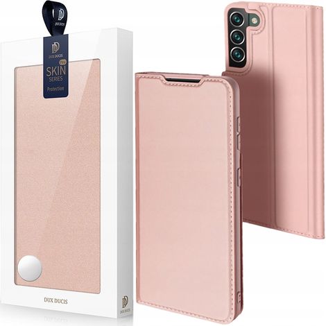 Dux Ducis Skin Pro Holster Case Cover con Flip per Samsung Galaxy S22+ (S22 Plus) Rosa (1/5)
