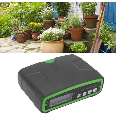 Kit de riego automático por goteo con detección de sequía y función de memoria para plantas de interior, sistema de autorriego para el hogar y el jardín, juego completo con 46 accesorios y manguera de (1/5)