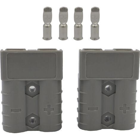 Connecteur Anderson pour Charger et alimenter Paire Mâle et Femelle AMH 50A 600V