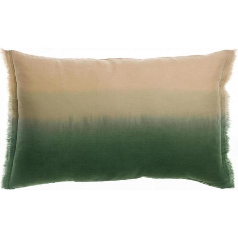 VIVARAISE - Coussin Zeff Shade en lin vert sauge - 40 x 65 cm (1/4)