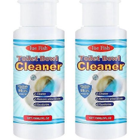 2x Nettoyant pour évier et canalisations, poudre moussante sans contact, nettoyant pour cuvette de toilettes, nettoyant pour cuisine et égouts, agent détartrant (1/5)