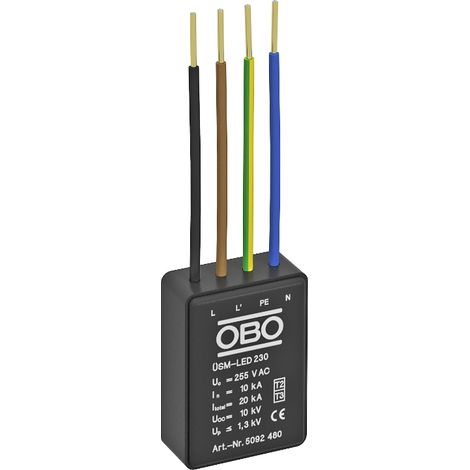 Dispositivo de protección OBO ÜSM-LED 230 sobretensión lámparas LED