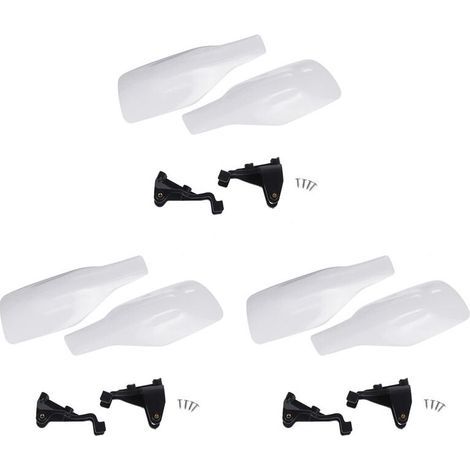 Convient pour 3 protège-mains de motocross, housses de protège-mains blanches, compatibles avec les modèles TX, FC, FE, TE, TC, FX 125/250/300/350/450/501/501S (1/4)