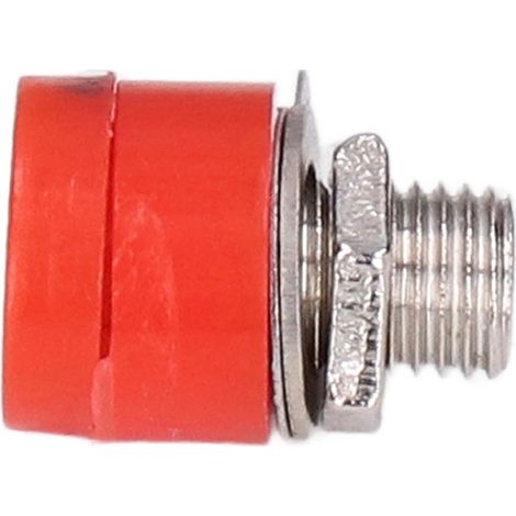 100Pcs Bornier 4mm Douille Banane Connecteur Croix Prise de Liaison Bornes de Connexion Rouge (1/5)