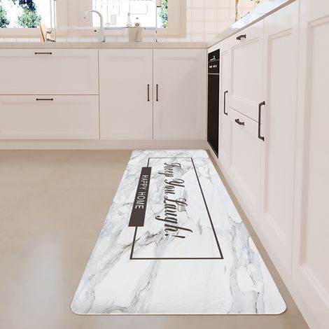 Thickened anti-fatigue floor mat, waterproof, oil-proof, and non-slip PVC kitchen mat - Geometry 6 - 44070010MM