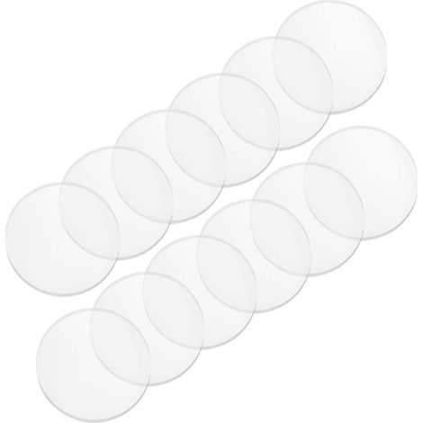 de 12 protège tables en verre transparents patins en (1/5)