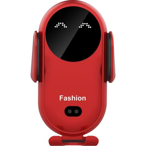 S11+ Neues 15-W-Wireless-Ladegerät, kompatibel mit Apple- und Android-Smartphones, -Smartwatches und -Kopfhörern – Multifunktionales Wireless-Ladegerät – Rot (1/4)