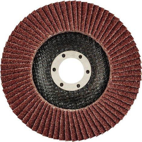 Meule À Lamelles - 125 Mm - Grain K40 - Tissu Abrasif Électrocorindon