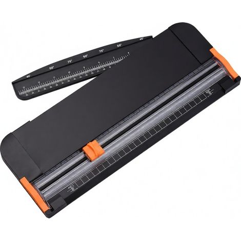 JIELISI A4 tragbarer Papierschneider, Papierschneider, 31 cm (12,2 Zoll) Schnittlänge, ideal für Kraftpapier, Karton, Fotos, laminiertes Papier und Scrapbooking. (1/5)