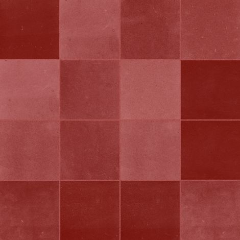 Carrelage effet Zellige Rouge 10x10x0,85 cm Mat Serinor - Mur intérieur (vendu par carton de 0,6 m²) - RO'MA CARRELAGE