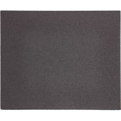 Toile Abrasive - Grain 100 - 230 x 280 mm - Revêtement Électrocorindon 100 % - Pour Ponçage Bois Métal Plastique