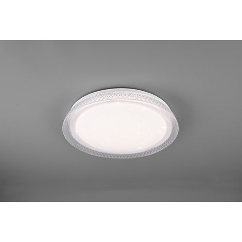 Plafonnier Led Moderne 18W Dimmable Heracles Blanc Ø38 cm Trio Lighting (1/5)