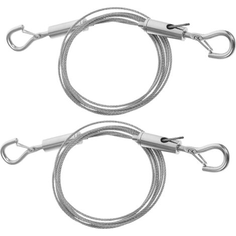 Kit de suspension pour tableaux et miroirs en acier inoxydable, (1/5)