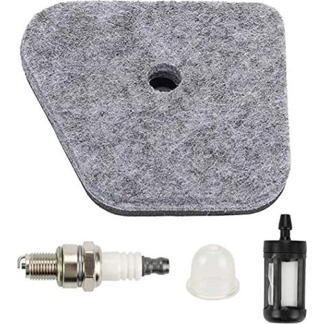 Compatible avec le kit de réglage de filtre à air 4180-120-1800 pour Stihl FS90r FS100 FS110 FS130 FS310 HL100 HL90 HL95 HT100 HT101 HT130 HT131 avec ampoule d'amorçage FS90R et bougie (1/4)