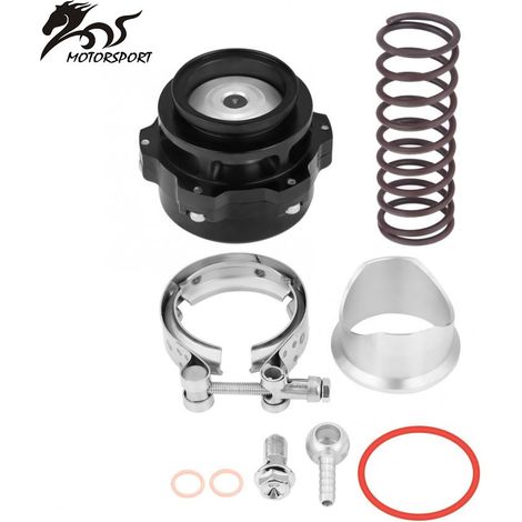 Car modification intake turbocharger pressure relief valve exhaust valve BOV50MM flat-head pressure relief valve (1/4)