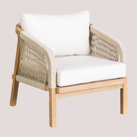 Poltrona da giardino in legno di acacia Dubai SKLUM            