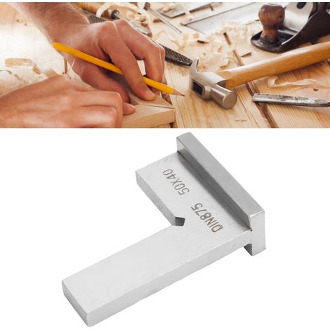 Règle d'angle de précision DIN 875 5040, classe 2, à tranchant tranchant, outil de mesure pour ingénieur. (1/5)