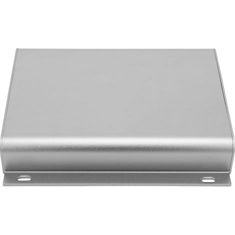 Boîtier de contrôleur en alliage d'aluminium monobloc gris sable 28x144x160mm, coque intégrée avec emballage en mousse de polyéthylène, protection robuste. (1/5)