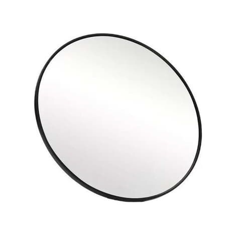 Miroir de maquillage grossissant x10 - Miroir cosmétique noir avec ventouse, compatible avec toutes les coiffeuses (1/5)