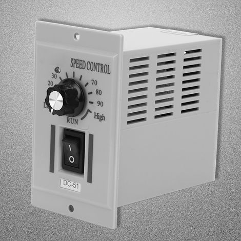 Contrôleur de vitesse moteur DC-51, entrée 110 V, sortie CC 0-24 V. Idéal pour l'emballage et l'impression. (1/5)
