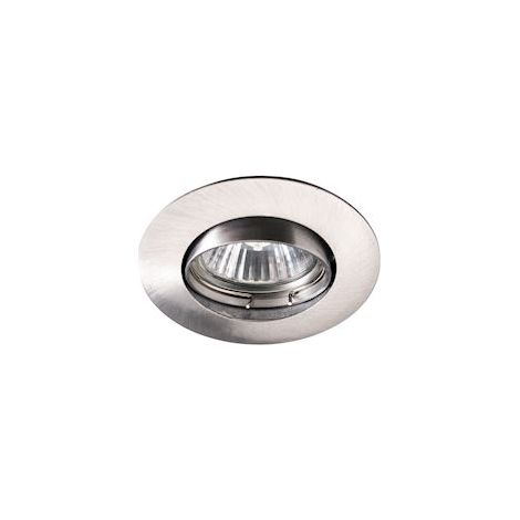 Spot BE BETTER - bague GU10 rond orientable, alu brossé IP20 - EUROPOLE - 2313