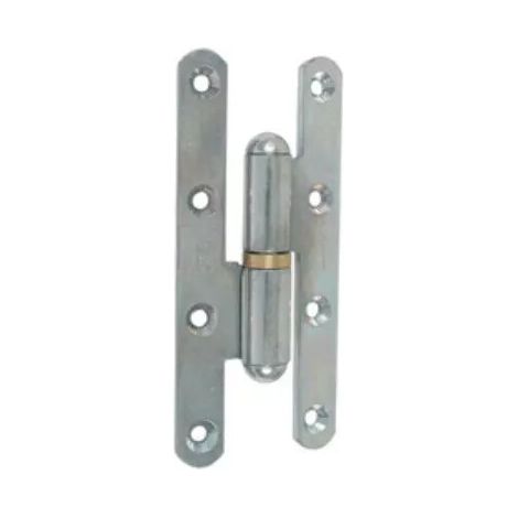 Paumelle Picarde zingué blanc bouts ronds FAURE et Fils - 220 x 80 mm - Gauche