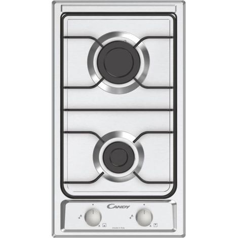 Candy Idea CHW23X Horno a gas empotrado de 28,8 cm y 2 fuegos de acero inoxidable