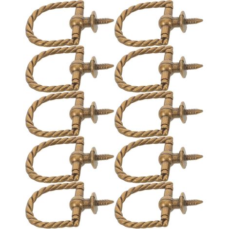Lot de 20 poignées tiroir rétro en alliage zinc doré avec (1/5)
