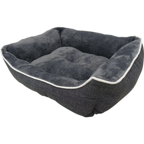 Nobby Hundebett & Katzenbett Classic Arno eckig 73 x 59 x 18 cm grau Hundebetten