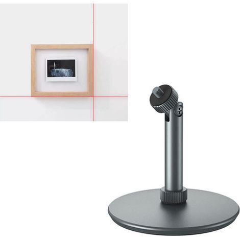 Support laser inclinomètre en alliage d'aluminium réglable pour mesures angulaires précises (1/5)