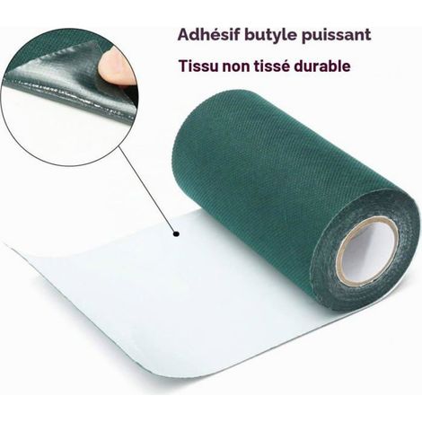 Ruban À Coudre Pour Gazon Artificiel - 10 1 Cm X 12 M - Adhésif Butyle Haute Résistance - Pour Assemblage Et Réparation De Pelouse Artificielle - 1 Pièce (1/5)
