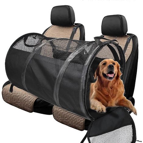Katzen- und Hunderucksack. Katzen- und Hundetransporttasche. Haustier-Autotasche, tragbare faltbare Haustiermatte für Auto/Einkaufen/Outdoor. (1/5)
