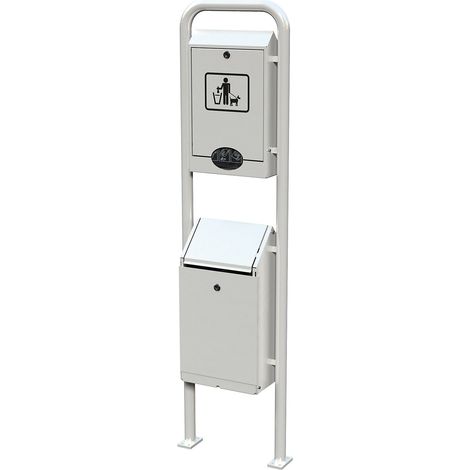 FRANKEL kaiserkraft, Toilette pour chiens, h x l x p 1700 x 435
