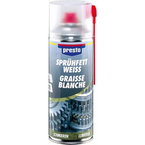 GRAISSE BLANCHE PTFE A PULVERISER 400ML PRESTO