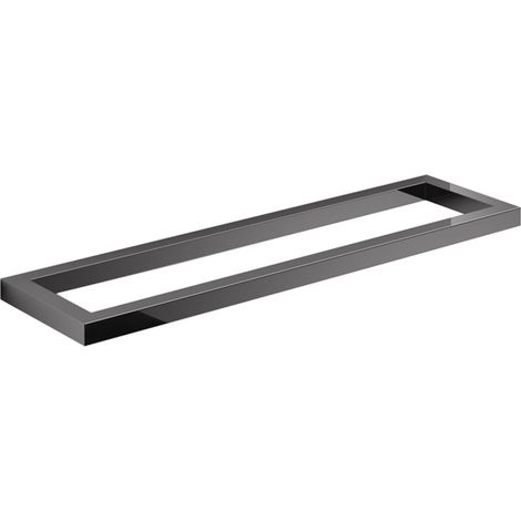 Lineabeta - Handtuch-/Zubehörhalter Grela L.40 cm aus schwarzem Nickelstahl (1/2)