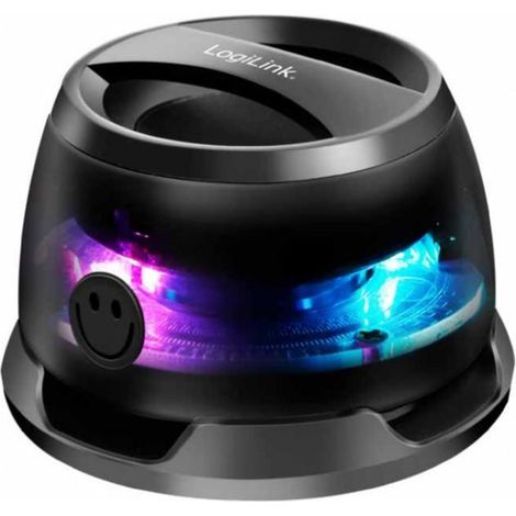 Altavoz inalámbrico magnético logilink magsafe rgb de 5,7 cm - sp0073