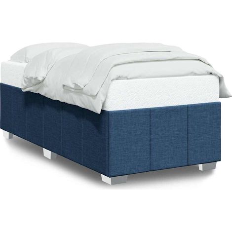Maison Exclusive - Giroletto senza Materasso Blu 100x200 cm in Tessuto (1/5)