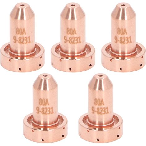 Embout De Buse De Torche De Découpe Plasma, 5 Pièces, Pointe De Buse De Coupe Plasma en Laiton épaissi pour SL60 SL100 (1/5)