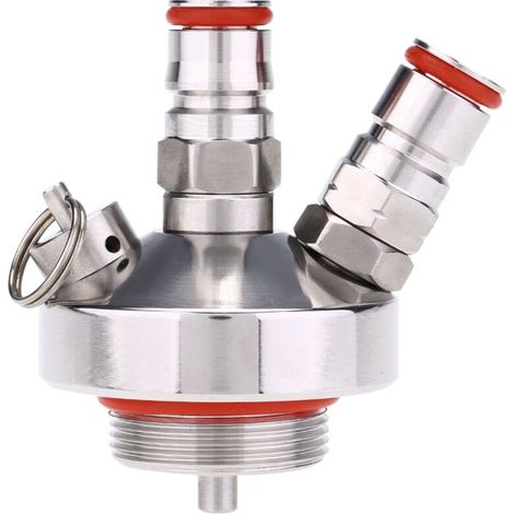 Portable, corrosion-resistant beer dispenser with good sealing and a durable beer spout, for mini craft kegs and restaurants (1/5)