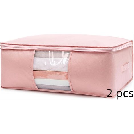 JSSEVN-Stück Haushaltsaufbewahrungsbeutel, Aufbewahrung und Organisation von Bettdecken und Kleidung, Gepäck, Steppdecken und Kleidung, Umzugsverpackung (1/5)