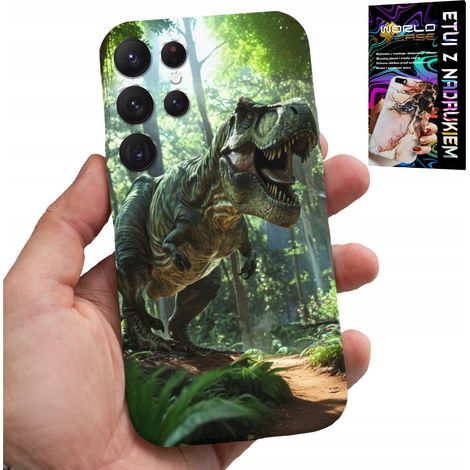 Coque pour Samsung Galaxy S22 Ultra - motif dinosaure tyrannosaure + film protecteur (1/5)
