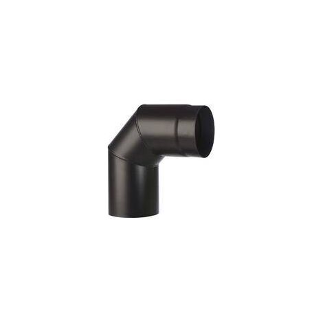 CURVA PORCELLANATA 90 D 12CM NERO OPACO TOP