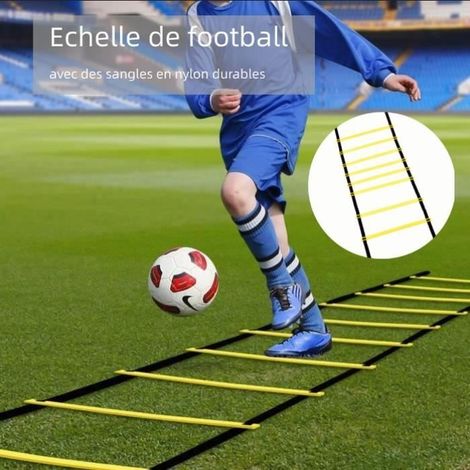 Échelles d'agilité d'entraînement Échelle de Rythme Coordination Jogging Football Agility Ladder Vitesse équipement 4M 8 Feuilles SI (1/4)