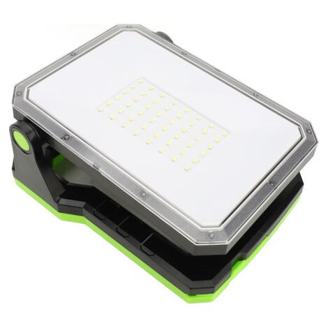Lampe de travail LED avec support pliable, haute puissance, recharge USB-C, étanchéité IP65, lampe portable pour usage extérieur
