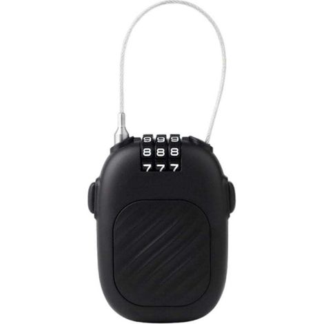 UlisemVerrouillage de ski, verrouillage du câble à bagages - Mot de passe Small Ski Locks Padeaux combinés réglables (1/4)