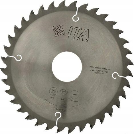 Diamantförmige Trapezrillung, Schnittlänge 200x45x36Z/Holzma (1/3)