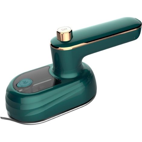 Plancha de vapor portátil inalámbrica de 350 g, plegable, 170 ℃ - Mini plancha de viaje con depósito de agua de 50 ml para maleta (1/5)